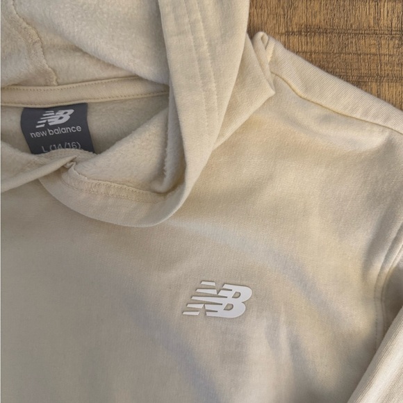 New Balance Cream Hoodie - Picture 2 of 4